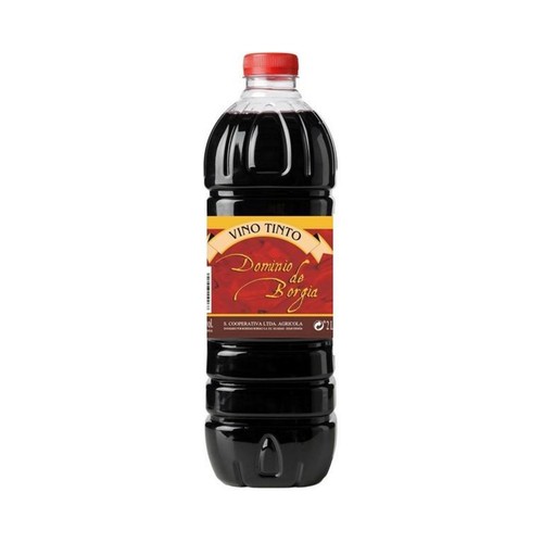 DOMINIO DE BORGIA Vino tinto de mesa DOMINIO DE BORGIA garrafa de 2 l.