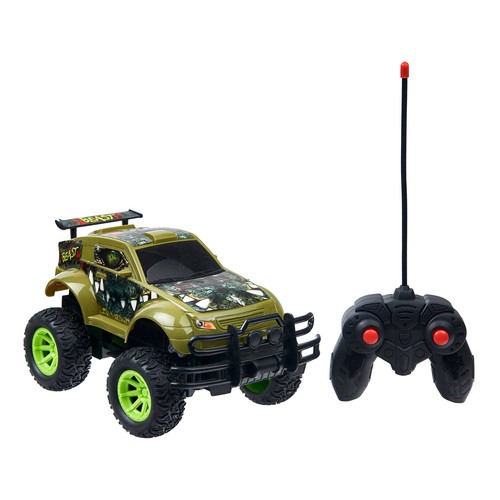 Coche R/C La Bestia 1:18. +3 años.  ONE TWO FUN ALCAMPO