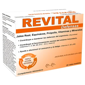 REVITAL Defensas Complemento alimenticio que ayuda a mantener las defensas del organismo 20uds.