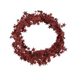 Imagen de Guirnalda de alambre de estrella 7m, color rojo, ACTUEL.