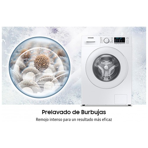 Lavadora SAMSUNG WW90TA046TE/EC, capacidad de carga: 9KG, clasificación energética: A, 1400RPM, H: 85cm, A: 60cm, F: 55cm.