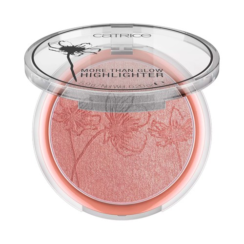 CATRICE More than glow tono 040 Absolute blushin´bright Maquillaje iluminador en polvo, shimmer intenso.