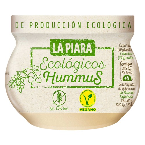 LA PIARA Hummus ecológico 200 g.