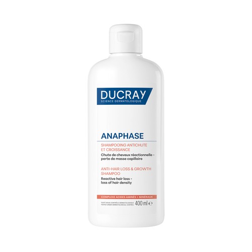 DUCRAY Anaphase Champú anticaida que ayuda a fortalecer y reactivar el crecimiento 400 ml.