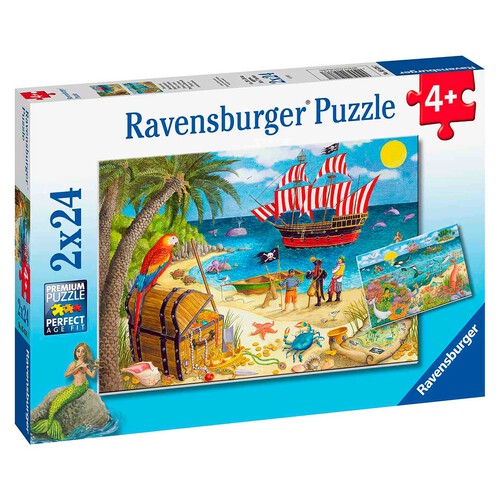 Ravensburger - Puzzle Spidey, Colección 2 x 24, 2 Puzzle de 24 Piezas, Puzzle para Niños, Edad Recomendada 4+ Años