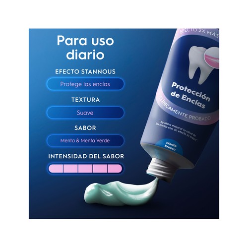 ORAL-B Advanced Pasta de dientes para la protección de las encías, sabor menta fresca 75 ml.