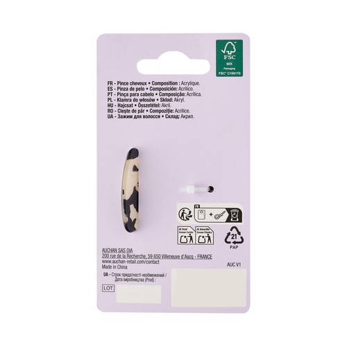 COSMIA Pinza grande para pelo.
