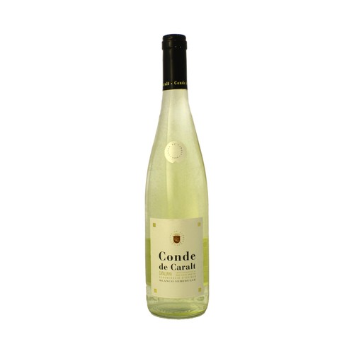 CONDE DE CARALT  Vino blanco semidulce con D.O. de Cataluña CONDE DE CARALT botella de 75 cl.
