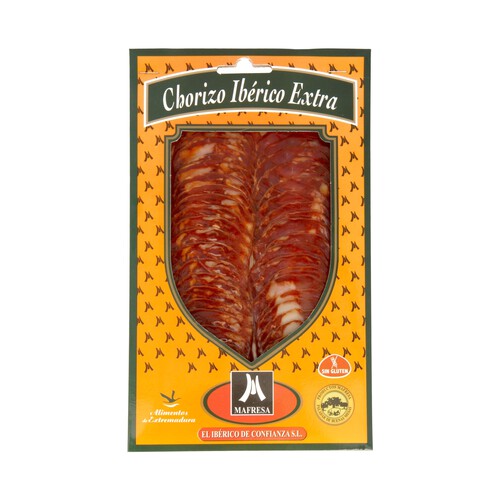 Chorizo ibérico extra en lonchas MAFRESA 100 gr
