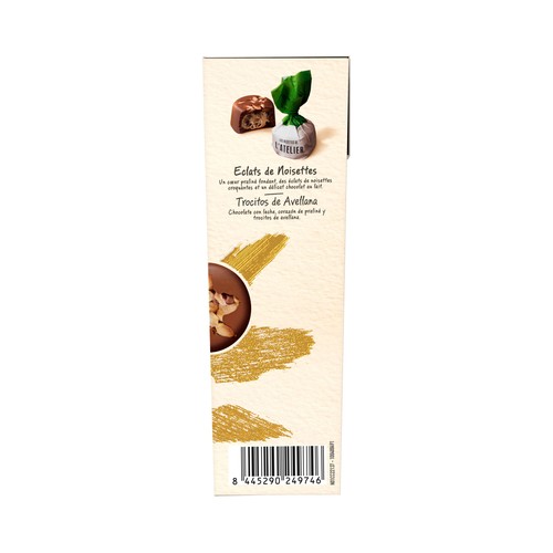 Bombones de chocolate con leche NESTLÉ LATELIER 186 g.