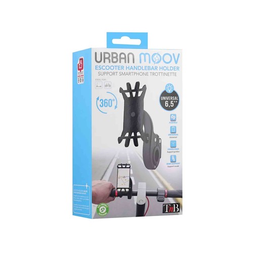 Soporte giratorio para smartphone T ´NB Urban Moov, universal hasta 6,5​​".