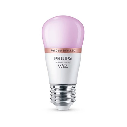 Bombilla Led inteligente E27, WiFi, 4,9W=40W, blanco ajustable + color, 470lm, PHILIPS.