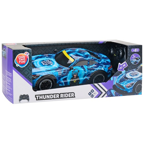 Coche radiocontrol Tormenta Manga con luz y sonido +5 Años ONE, TWO FUN