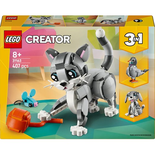 LEGO Creator Gato Juguetón 31163, 407 piezas, +8 años.
