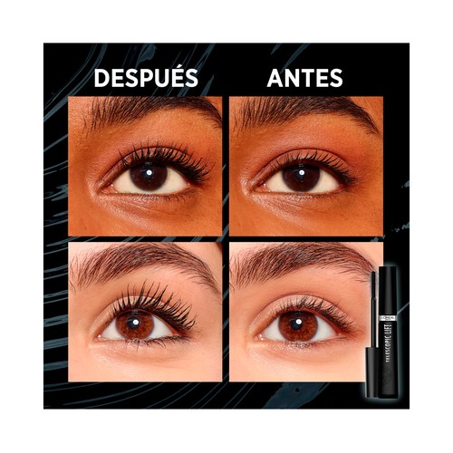 L´ORÉAL PARIS Telescopic lift Tono Black Máscara de pestañas efecto longitud extrema.
