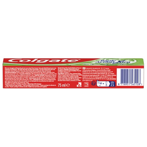 COLGATE Triple action extra fresh Pasta de dientes con flúor y triple acción 75 ml.