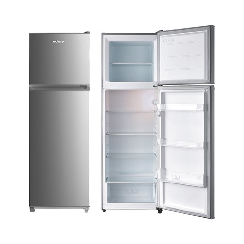 Frigorífico 2 puertas 177cm EDESA EFT-1711 EX, Cíclico, clasificación energética: E, H: 177cm, A: 59,5cm, F: 55cm, capacidad total: 294L.