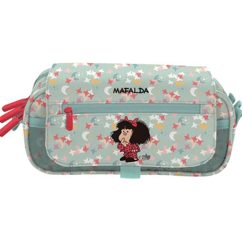Estuche portatodo triple con solapa, modelos surtidos, GRAFOPLAS.