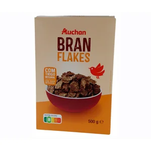 PRODUCTO ALCAMPO Cereal copo trigo con salvado bran flakes 500 g.