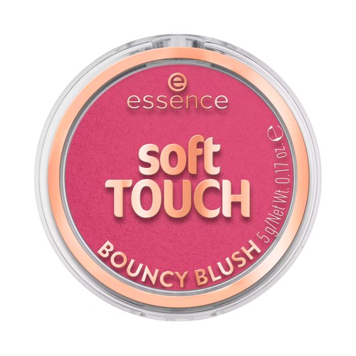 ESSENCE Touch bouncy blush tono 20 Electric peony, rosa Colorete crema a polvo.