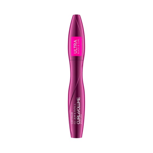CATRICE Glam & doll tono 010 Máscara pestañas voluminizadora, para pestañas rizadas.