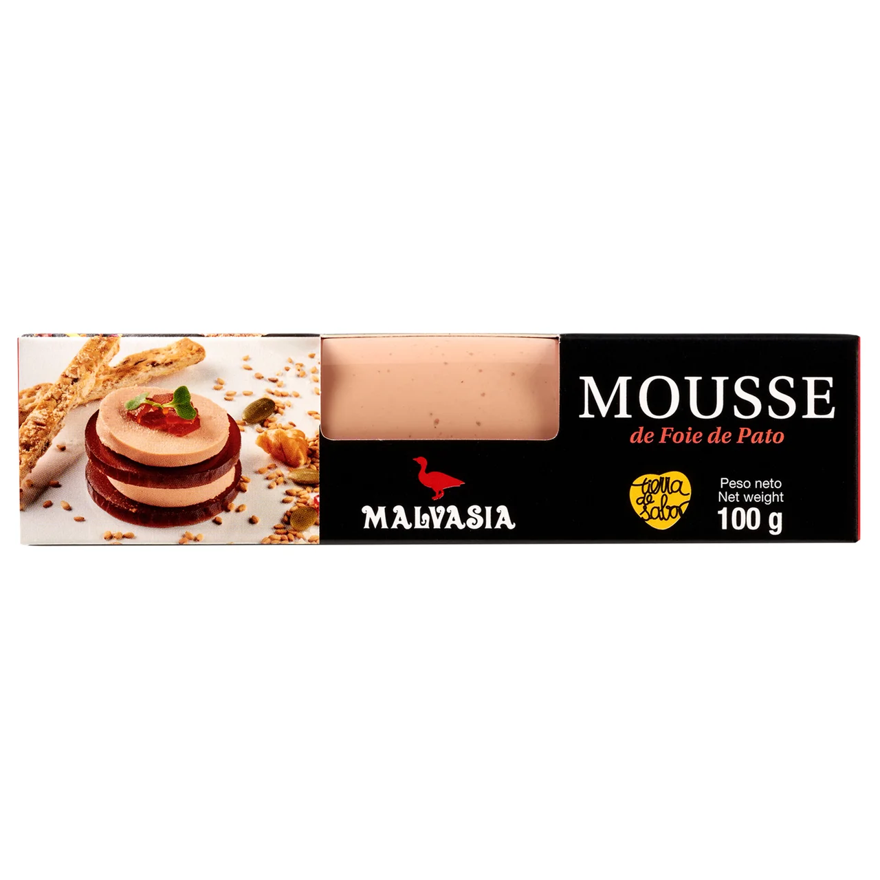 Mousse de foie de pato 100 g.