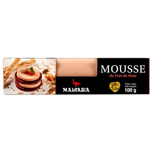 MALVASIA Mousse de foie de pato 100 g.