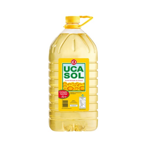 UCASOL Aceite refinado de girasol  garrafa de 5 l.
