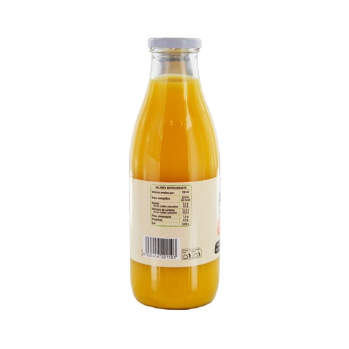 PRODUCTO ALCAMPO Bio Zumo de naranja exprimido procedente de agricultura ecológica bote 1 l.