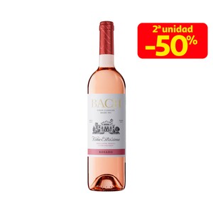 Imagen de BACH Viña extrísima Vino rosado seco con D.O. Catalunya botella 75 cl.