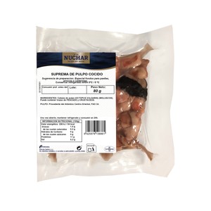 Imagen de NUCHAR Pulpo cocido en trozos 80 g.
