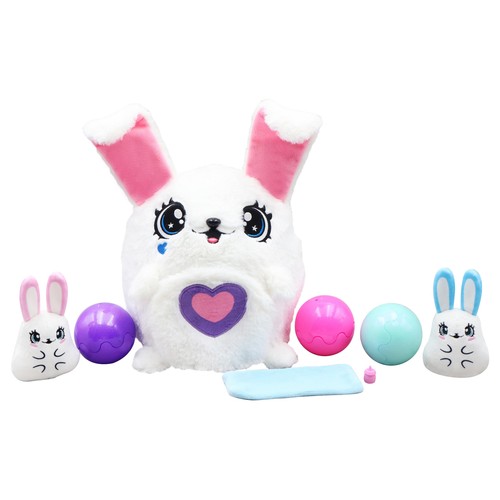 Mamá Conejo y sus mini bebés, set de figuras, BIZAK
