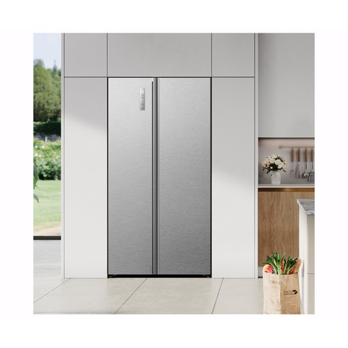Frigorífico americano 178,5cm HISENSE RS3P538NAIE, no frost, clasificación energética: E, H: 178,5cm A: 91cm, F: 60cm, capacidad total: 527L.