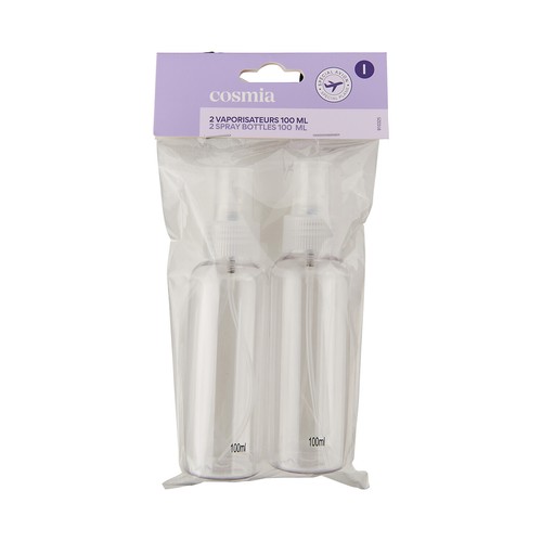 COSMIA Vaporizadores (100 ml) vacios, especial avión 2 uds.