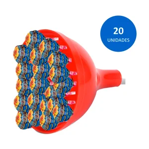 CHUPA CHUPS Caramelo con palo de papel de fresa o cola 20 uds.