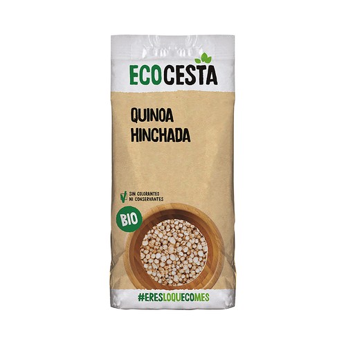 ECOCESTA Quinoa hinchada de cultivo ecológico, sin colorantes ni conservantes 125 g.