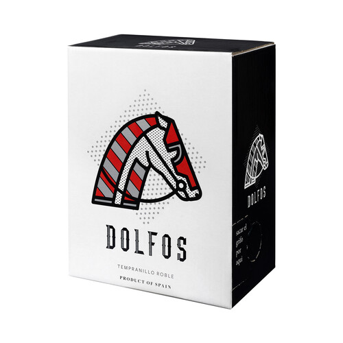 DOLFOS  Vino tinto roble de la tierra de Castilla DOLFOS bag in box de 3 l.