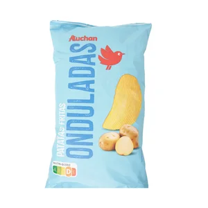 PRODUCTO ALCAMPO Patatas fritas onduladas bolsa de 350 g.