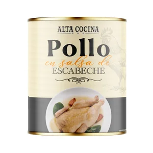 ALTA COCINA Pollo picantón en salsa de perdiz - Lata 680g.