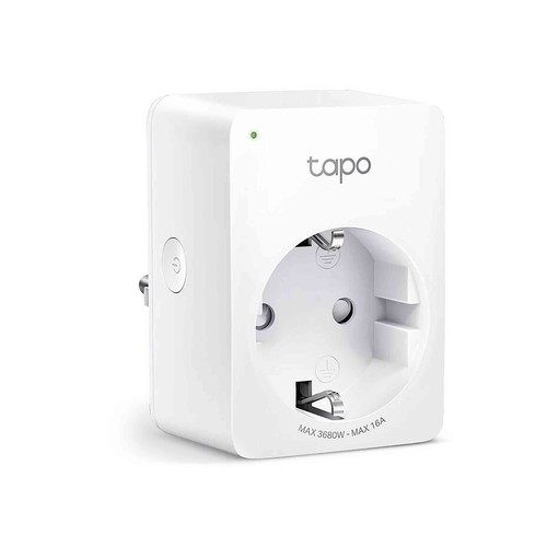 Mini enchufe inteligente TP-LINK Tapo P110, wifi, control remoto, programación, control de voz, monitoreo de energía.