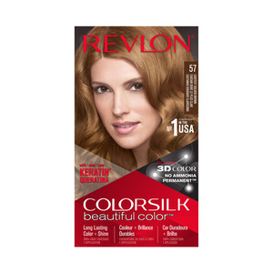 Imagen de REVLON Tinte de pelo tono 057 Castaño dorado muy claro REVLON Colorsilk.