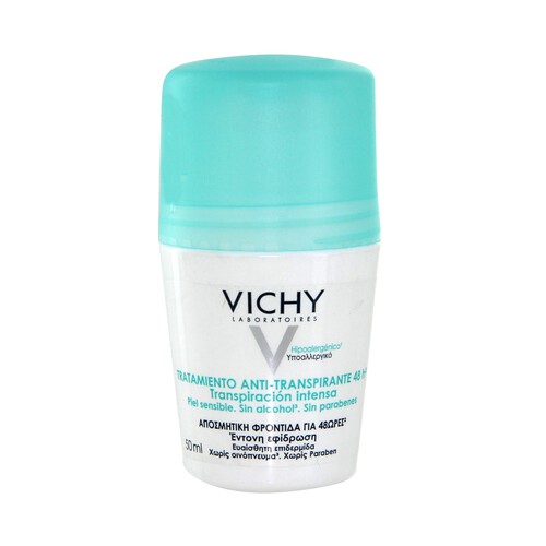 VICHY Desodorante roll on antitranspirante VICHY 50 ml.