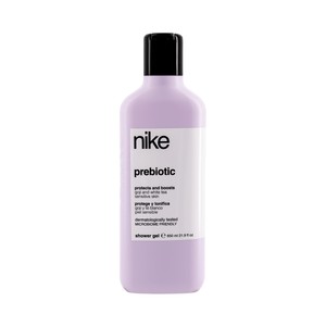 NIKE Prebiotic Gel para baño o ducha con goji y té blanco para pieles sensibles 650 ml.
