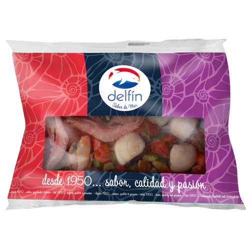 DELFÍN Preparado para paella de marisco con verduras 125 g.