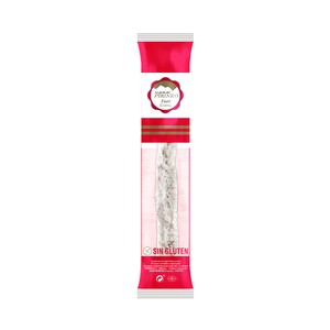 LA PERLA DEL PIRINEO Fuet de categoría extra elaborado con la receta tradicional sin gluten embutido en tripa natural LA PERLA DEL PIRINEO 160 g.