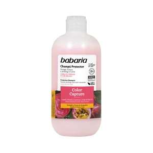 BABARIA Color capture Champú hidratante y prolongador del color, para cabellos teñidos o con mechas 500 ml.