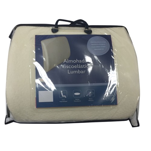 Almohada viscoelástica zona lumbar, firmeza media, SPACIO REPOS.