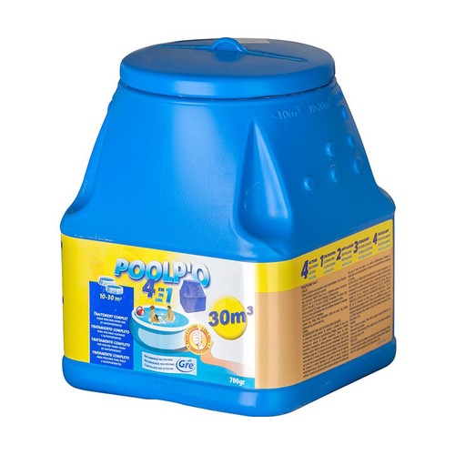Cloro 4 en1 POOLP"O 0-10M3 250g flotante.