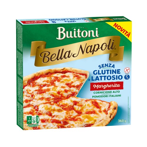 BUITONI Bella Napoli Pizza margarita sin gluten 360 g. 