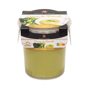 SANTA TERESA Crema de brocolí elaborada con ingredientes 100% naturales SANTA TERESA 400 ml.